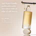 Saltair Body Oil. Luxurious Salt Water Vanilla After Shower and Bath Oil Moisturizer for Women and Men. Botanical, Non-Greasy, and Well-Absorbing Lotion for Hydrating Dry Skin. 4oz Pump Bottle