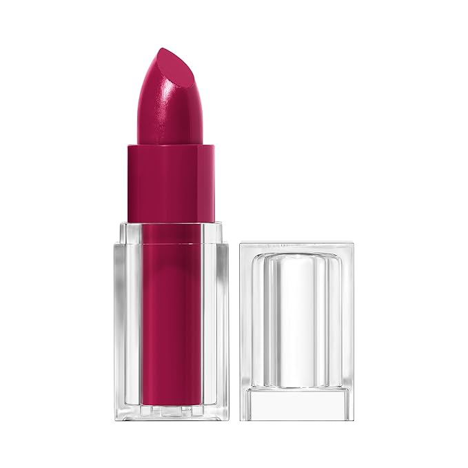 COVERGIRL Clean Lip Color, Adorned, Satin Finish, Squalane, Avocado & Aloe, Carmine-Free, Non-Drying, 0.12oz