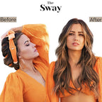 Heatless Hair Curling Ribbon Wrap: The Sway Original Heatless Curling Ribbons | Luxe Velour | Mane Label Hair Co. (Fog)