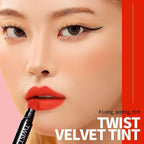 Long Lasting Lip Stain for Lips and Cheek Tint | High Pigment Color | lightweight Matte Finish | Weightless | Full Coverage | Twist Velvet Tint #9 (No.9)