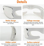 Enhance Collagen, Smooth Wrinkles, Reduce Puffiness, and Firm Skin with Advanced LED Light Therapy Technology, Red Light Therapy Eye Mask for Wrinkles