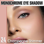 Champagne Shimmer Single Eyeshadow Makeup, Neutral Powde Eye Shadow for Women, Rose Gold Beige Glitter Singles Eyeshadow Palette Pigmented Waterproof, sombras para ojos,Girls Eyeshadows Gift