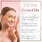 24k Gold Collagen Eye Pads Mask (Gold)