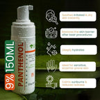 9% Panthenol Foam Spray, Vitamin B5 + Deep Moisturizing Hyaluronic Acid After Sun Care, After Tattoo Care, Hair Transplant & Baby Rash Relief, 5 Oz / 150 ml