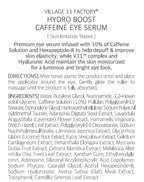 Hydro Boost Caffeine Eye Serum (0.33 fl.oz./10ml) - With 10% Caffeine Solution, Niacinamide & Hexapeptide-8, Depuff, Elasticity, Antiwrinkle and Brightening