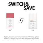 Frilliance Hydrating Cream Blush, Sheer Rosy Glow Tint, Cruelty Free Hypoallergenic for Teens of All Skin Types, 30 ml / 1 fl oz