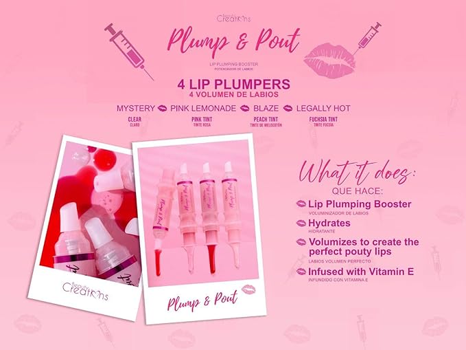Plump & Pout Lip Plumping Lipgloss by Beauty Creations (Mystery)