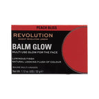Revolution, Balm Glow, Multi-Use Balm for Cheeks, Eyes & Lips, Buildable Formula, Dewy Finish, Peach Bliss, 1.12 Oz.