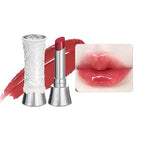 Flower Knows Violet Strawberry Rococo Glitter Lip Gloss G02 Rasberry Booze+Swan Ballet Shine Solid Lip Gloss Stick B07 Ballet Dream