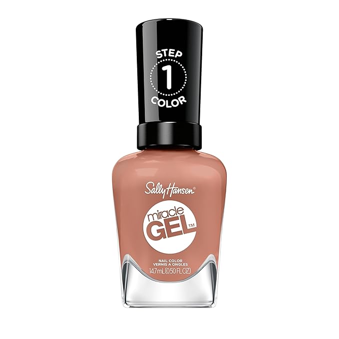 Sally Hansen Miracle Gel™, Road Less Traveled, Long Lasting, Gel-Like Formula, No UV Lamp Needed, Orange Nail Polish