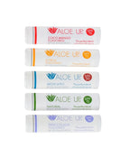 Aloe Up Lip Ice - Lip Balm 5-Pack - Includes SPF 15 Lip Balms and an SPF 30 Medicated Lip Balm - With Natural Moisturizing Oils and Hydrating Aloe Vera Gel - Alcohol-Free - Assorted Lip Care Pack