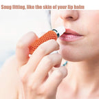 WK IEASON Lip Balm Sleeves Holder Keychain 3pcs Clip on Chapstick Lipstick Sleeves Keychain Holder Pouch Tight-Knit Elastic Lipstick Sleeves Key Ring(Black/Jade/Orange)