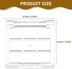 2pcs Empty Lipstick Palette Clear Lipstick Case Mini