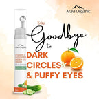 Vitamin C & Cucumber Under Eye Cream Gel Roll on Massager For Dark circles, Puffy Eyes