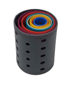 Hair Curler Roller Set/Set of 96 Stackable Rollers / 8 Size Rollers From Extra Small to Extra Large / 12 Rollers per Size - Hairdressing Curlers for Women - Curling Styling Tool