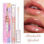 Petansy Shimmery Glitter Lip Gloss 6 Colors Liquid Lipstick Set Plumping Lip Oil | Syrupy gloss | Long Lasting | Moisturizing| High Shine | Lip Glow Set (6 Colors/Set)