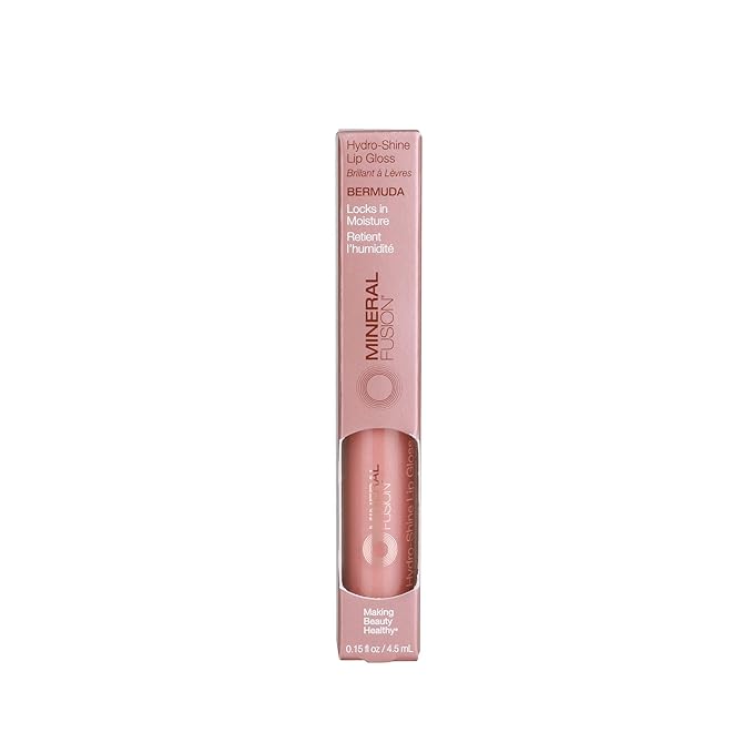 Mineral Fusion Hydro-Shine Lip Gloss, Bermuda, 0.15 Ounces