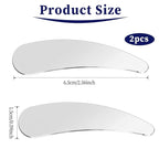 2Pcs Mini Metal Cosmetic Spatulas, Skincare SpatulaMixing