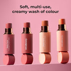 MCoBeauty Baby Face Multi-Use Cream Stick, Lou Lou Deeper Rose Tone Shade, Silky Smooth, Buildable Blush for Eyes, Lips & Cheeks, Vegan, Cruelty Free Cosmetics