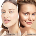 2pcs Tri-color Face Concealer Contour Palette With Brush Light