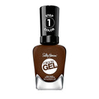 Sally Hansen Miracle Gel, Been There, Dune That, Long Lasting, Gel-Like Formula, No UV Lamp Needed, Opaque, Shiny Brown Nail Polish