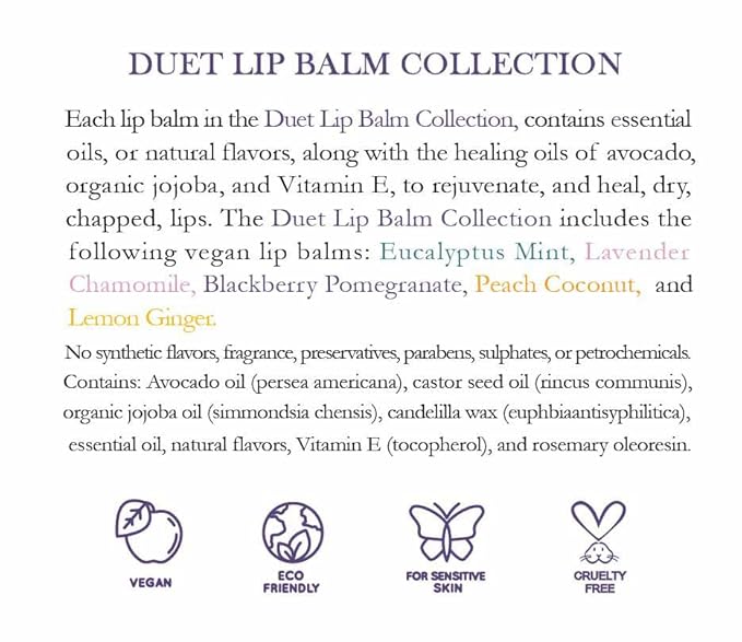 ALIDA PURE Duet Lip Balm Collection,