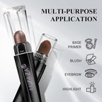 6PCS Cream Eyeshadow Stick Makeup Sets, Metallic And Matte Shimmer Eye Shadow Eye Brightener Stick Pencil Crayon, A02-Taupe Mauve