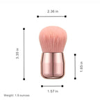 Extra Large Kabuki Brush Set for Body and Face, for blush, loose powder manicure multi-functional and tanning, Gift for women with Velvet Bag(RoseGold 2pcs)
