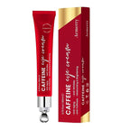 Caffeine Eye Cream Anti Aging: Eye Cream With Retinol, Sodium Hyaluronate, Vitamin E, For Dark Circles, Wrinkles, Puffiness & Fine Lines - Advanced Metal Applicator For Under Eye Bags And Puffy Eyes