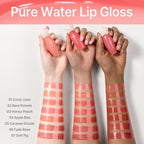 dasique Pure Water Lip Gloss 0.09 oz | Variety of Colors | Dewy Gloss | Buildable Gloss Tesxture | Non-Sticky | K-beauty (#08 Creamy Pink)