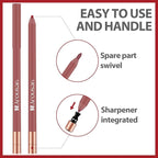 Matte Lip Liner, Highly Pigmented Natural Lip Makeup, Highly