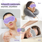 Cooling eye mask and silky