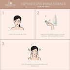 Project E Beauty Daily Skincare Routine | Gentle Cleansing | Foaming Cleanser | Moisturizing Daily | Hydrating Face Cream | Age Defender Eye Cream (Eye Essence)