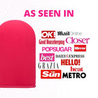 Skinny Tan Pink Velvet Tanning Mitt - Velvety Soft Luxe Texture - Waterproof Lining to Keep Hands Stain Free - Smooth for Flawless Finish - Long-Lasting and Machine Washable - 1 pc Applicator