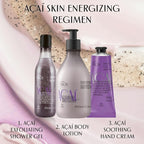 natura - Ekos Açaí Revitalizing Body Lotion - Vegan Skin Care - 24 Hours of Soft Skin - Improves Skin Elasticity - Acai Oil - Brazilian Beauty Secrets - Self Care & Body Care - 13.5 fl oz (400ml)