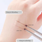 Mini Smudge Brush for Eyeliner,2 PCS Small Smudge Brush for Precision Eyeshadow and Eyeliner,Eyeliner Brush for Powder Gel Cream Liquid Concealer,Eye Makeup Brush Set