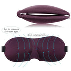 Purple Eye Mask for Sleep and Deep Meditation