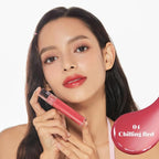 ETUDE Glow Fixing Tint #4 Chilling Red | Non-sticky Glossy Shine Lip stain | Fills up with comfortable moisture | Tinting for dry lips