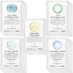 50Combo Korean Face Sheet Mask Gift Pack, Hydrating, Ceramide, Collagen