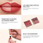 ibcccndc 6PCS Lip Liner and Lipstick