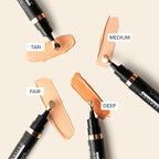 DRMTLGY Luminous Eye Corrector SPF 41, Under Eye Color Corrector for Dark Circles, Anti-Aging Tinted Eye Cream, Hydrating Eye Serum with Peach Undertone FSA/HSA Eligible, Medium