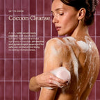 HANNI Cocoon Cleanse Serum with Shea Butter, Soap-Free Body Wash and Shaving Cream Replacement, Hydrating Cleanser with Eucalyptus, 3.7 oz