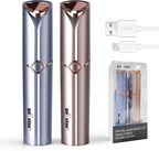 Facial Hair Removal for Women(1 Gold+1 Blue), Gurelax Electric Hair Removal Device, Painless Facial Hair Remover for Chin Upper Lip Peach Fuzz, with a Storage Bag