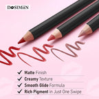 Lip Liner Pencil 15 Shades – Natural Nude Collection Lipliner Matte Finish, Creamy Texture, Long Lasting Color, High Pigmented Lip Pencils