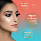 Juvia's Place Lip Gloss Reflect Maroon, Long Lasting Hydrating The Reds & Berries 0.16 oz