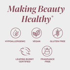 Mineral Fusion 2-in-1 Lip & Cheek Stain Merlot, 0.10 fl oz, Deep Cherry Red hydrating, long-lasting, matte lip and cheek color