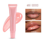 MAEPEOR Lip Glowy Balm 5 Colors Plumping Hydrating Lip Butter Balm and Nourishing Lip Care Lip Treatment Glossy Finish Non-sticky Tinted Lip Balm (01 Ribbon)