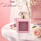 Ard al Zaafaran Pink Blush Shams Al Emarat Khususi, Marshmallow Blush Perfume For Women, Eau de Parfum - 100 ML (3.4 OZ) Romantic & Sweet Arabian Perfume - A Captivating Scent wrapped in Pink Bottle