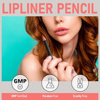 Lip Liner Pencil 15 Shades – Natural Nude Collection Lipliner Matte Finish, Creamy Texture, Long Lasting Color, High Pigmented Lip Pencils