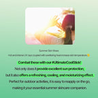 Holika Holika Aloe Cooling Sunscreen Stick: Moisturizing, Soothing, Hydrating, Face & Body, Broad Spectrum, PF 50+, PA++++, Reef-Friendly, Lightweight